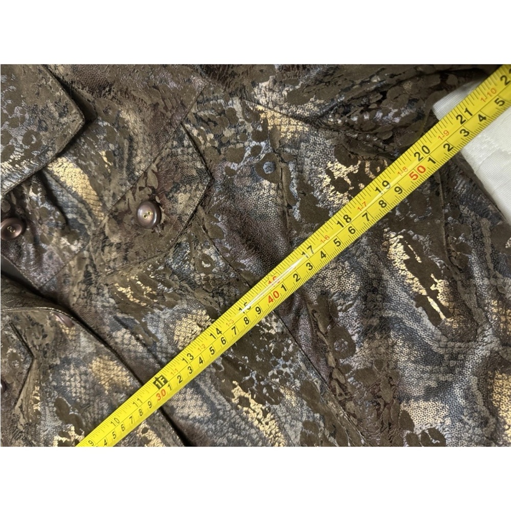 Erin London Brown Snake Print Jacket - Picture 9 of 9